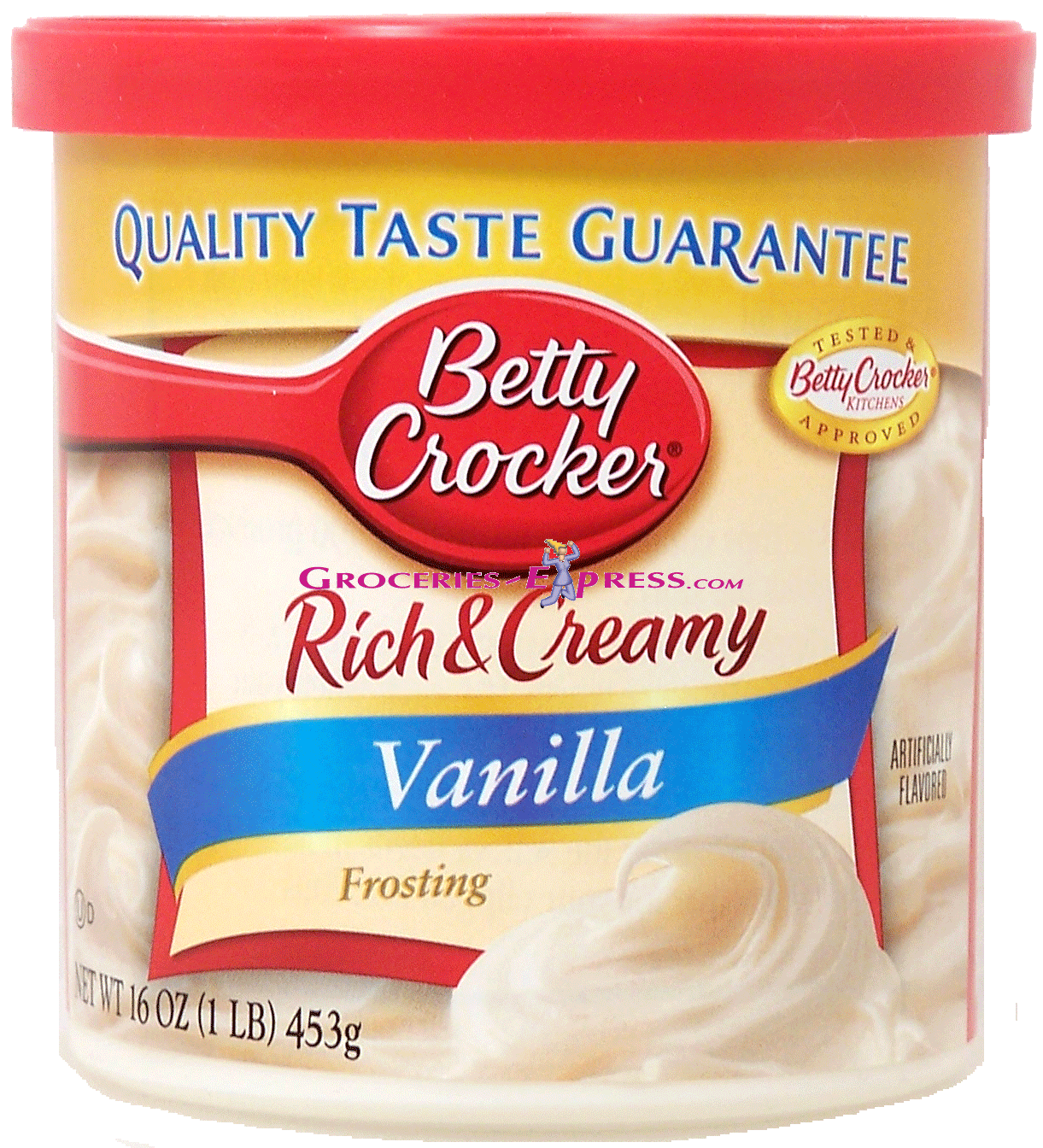 Betty Crocker Rich & Creamy vanilla frosting made with real butter Full-Size Picture